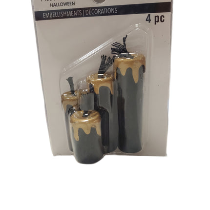 Halloween Candles 4-pc Mini Embellishments Recollections