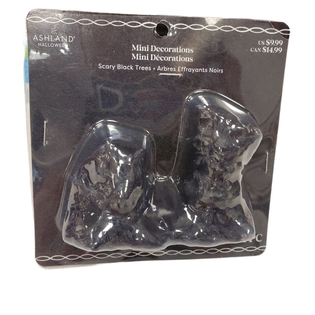 Ashland Mini Decoration Scary Black Trees 2-pc