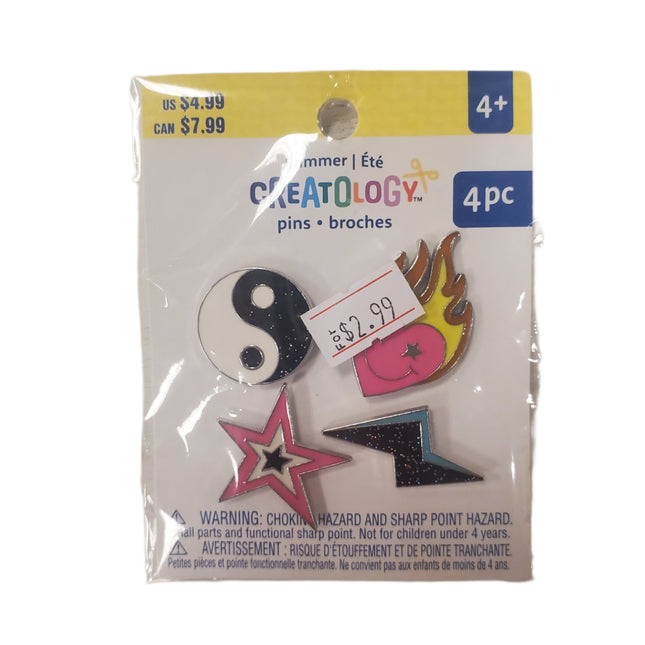 Creatology Pins Summer 4pc