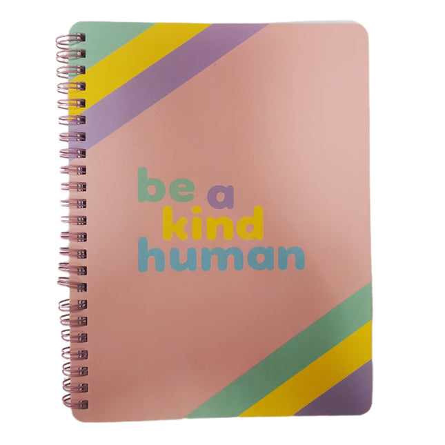 Creatology Lined Notebook 6x8in be a kind human 80-pc