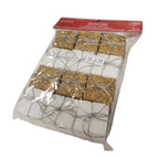 12-pc Gold White Presents