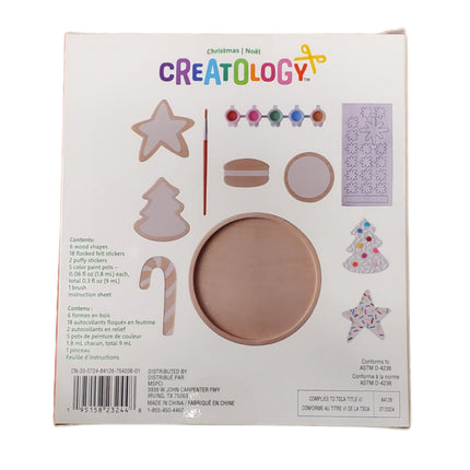 Creatology Cookie Craft Kit Wood Shapes Christmas