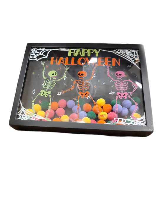 Ashland Halloween, Electric Halloween Tabletop Decor Skeletons 8 X 6 X 1.5 in