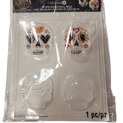 3D Mini Sugar Skull Mold for Dia De Los Muertos