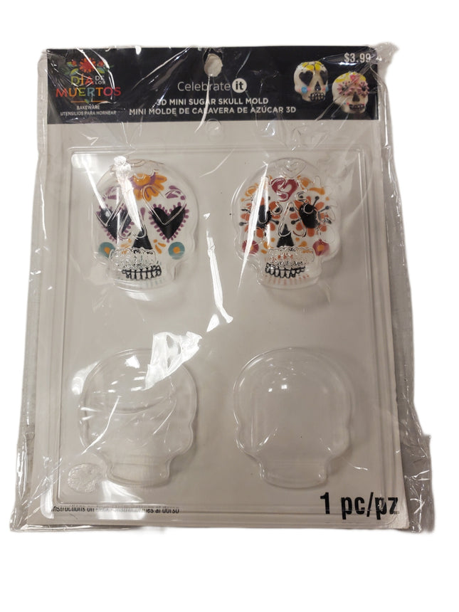 3D Mini Sugar Skull Mold for Dia De Los Muertos