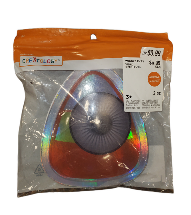 Creatology  4 inch Candy Wiggle Eyes 2 pcs
