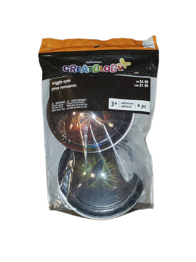 4-Pack Creatology 4" Halloween Wiggle Eyes