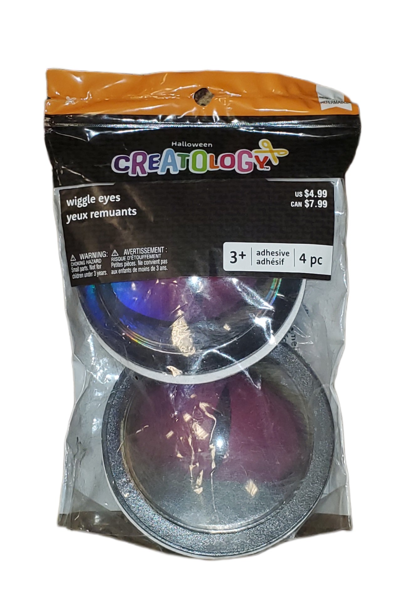 CREATOLOGY WIGGLE EYES  4 in 2 pc HALLOWEEN