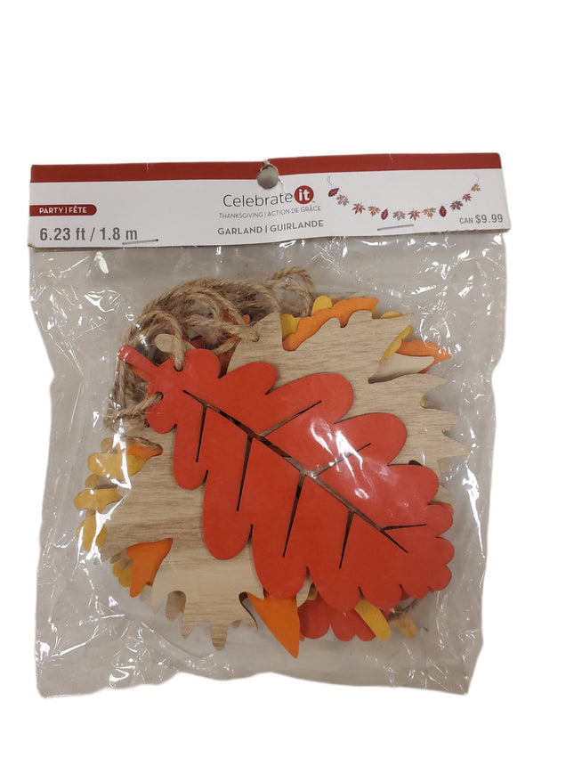 Fall Thanksgiving Garland - 6.23 Feet Home Decor