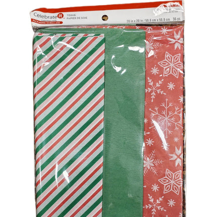 Celebrate It Gift Wrapping Tissue Paper 20x20  36-pc