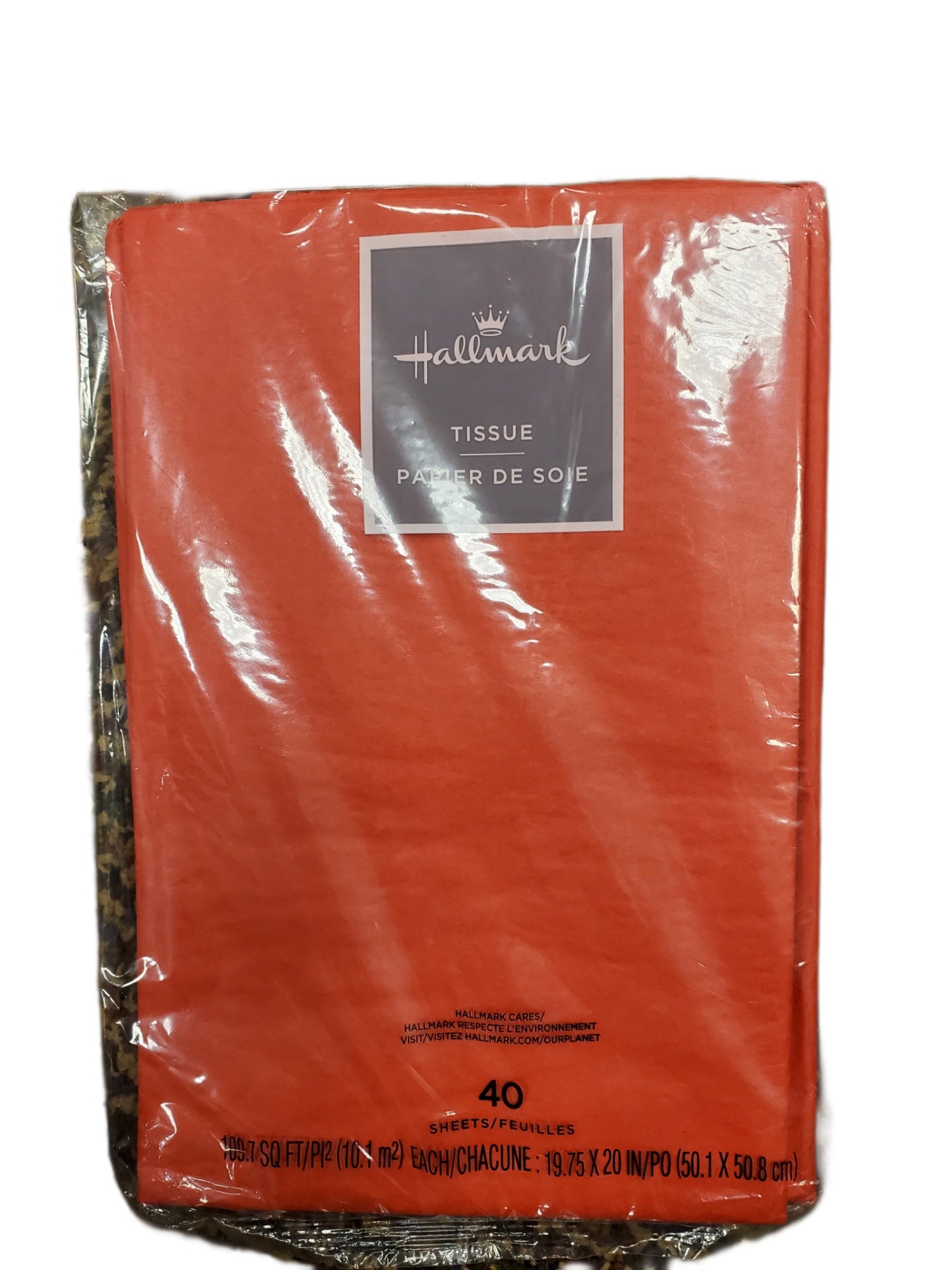 HALLMARK TISSUE PAPER RED CHRISTMAS 40 SHEETS 19.75 X 20 in