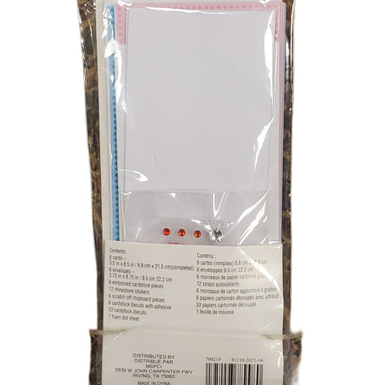 RECOLLECTIONS CHRISTMAS SCRATCH OFF CARD KIT