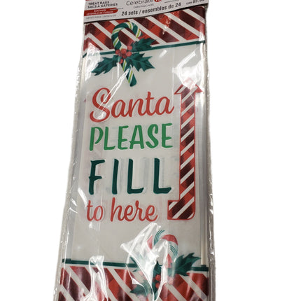 Christmas Treat Bags 24 Sets - Celebrate It