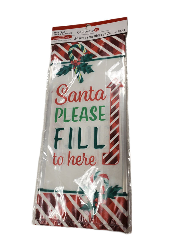 Christmas Treat Bags 24 Sets - Celebrate It