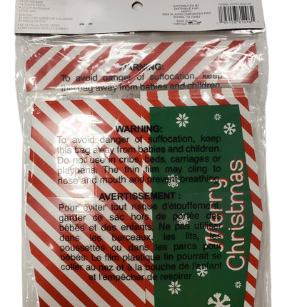 Christmas Treat Bags 24pc - Trees, Snowflake, Stripes