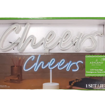 LED Neon Light Sign with Timer - Ashland