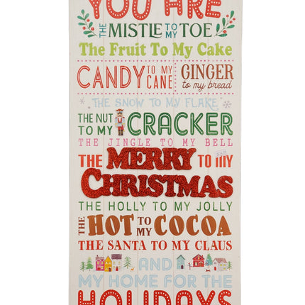 Ashland Christmas Wall Decor Sign 23.5x11.5"