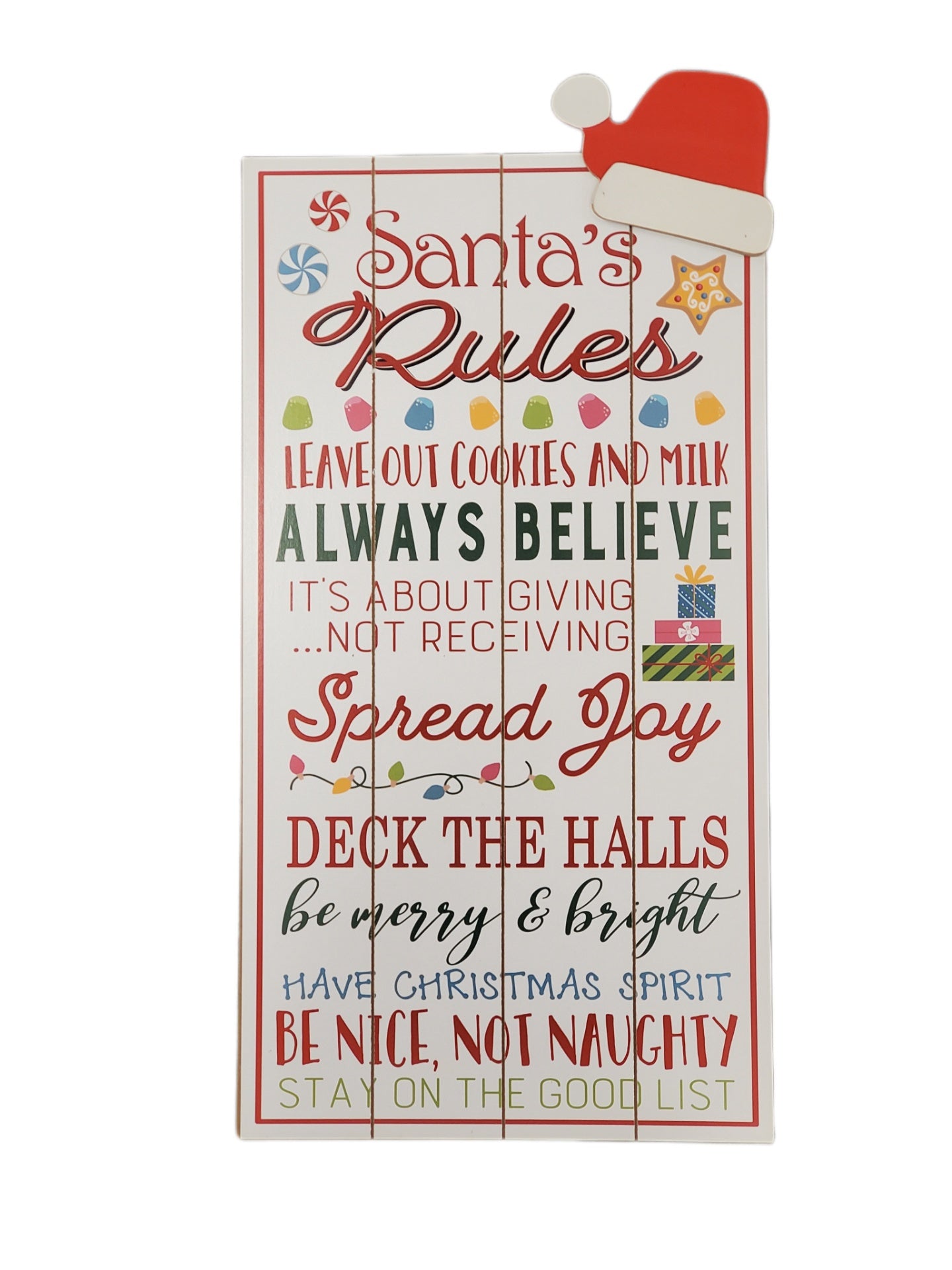 Ashland Wall Decor Christmas Sign  24 X 12 X .50 in