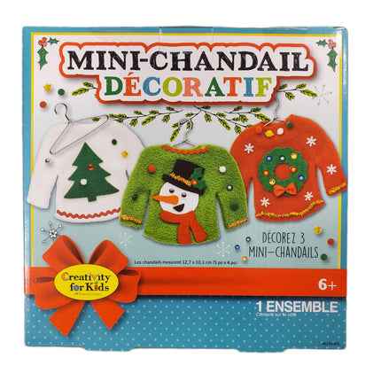 Mini Sweater Ornaments Kit Makes 3 Creativity for Kids