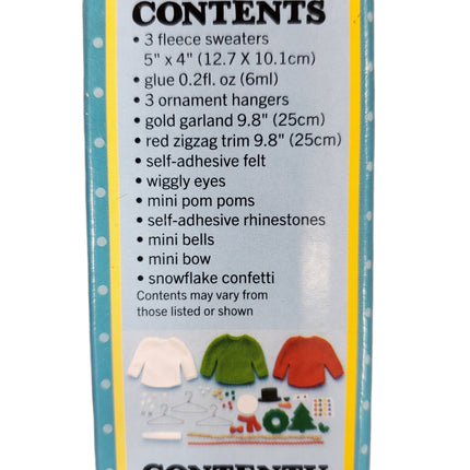 Mini Sweater Ornaments Kit Makes 3 Creativity for Kids
