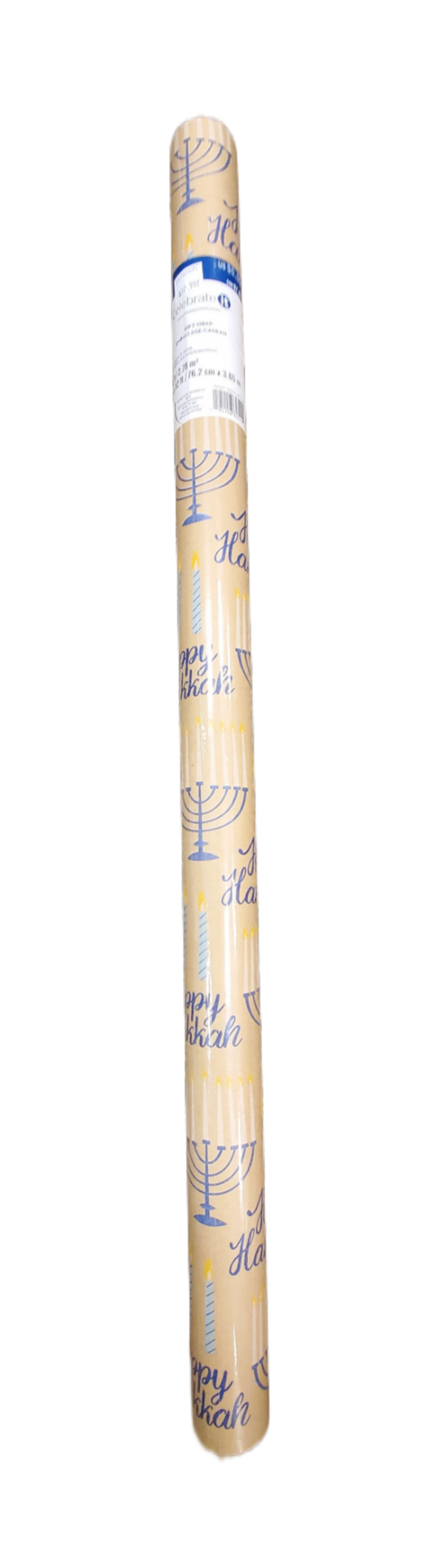 Celebrate it Hanukkah Gift Wrapping Paper 30 Square Feet 30 in X 12 Feet