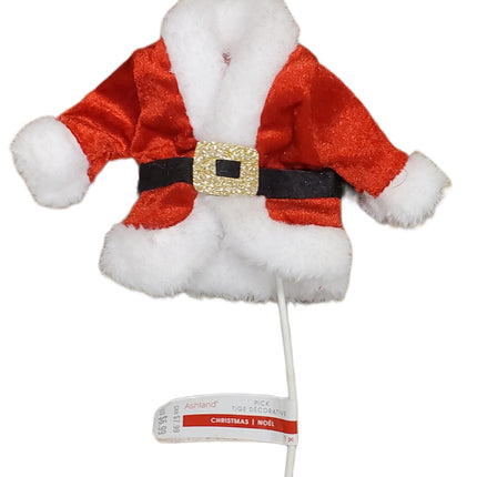 Ashland Santa's Coat Christmas Pick Ornament