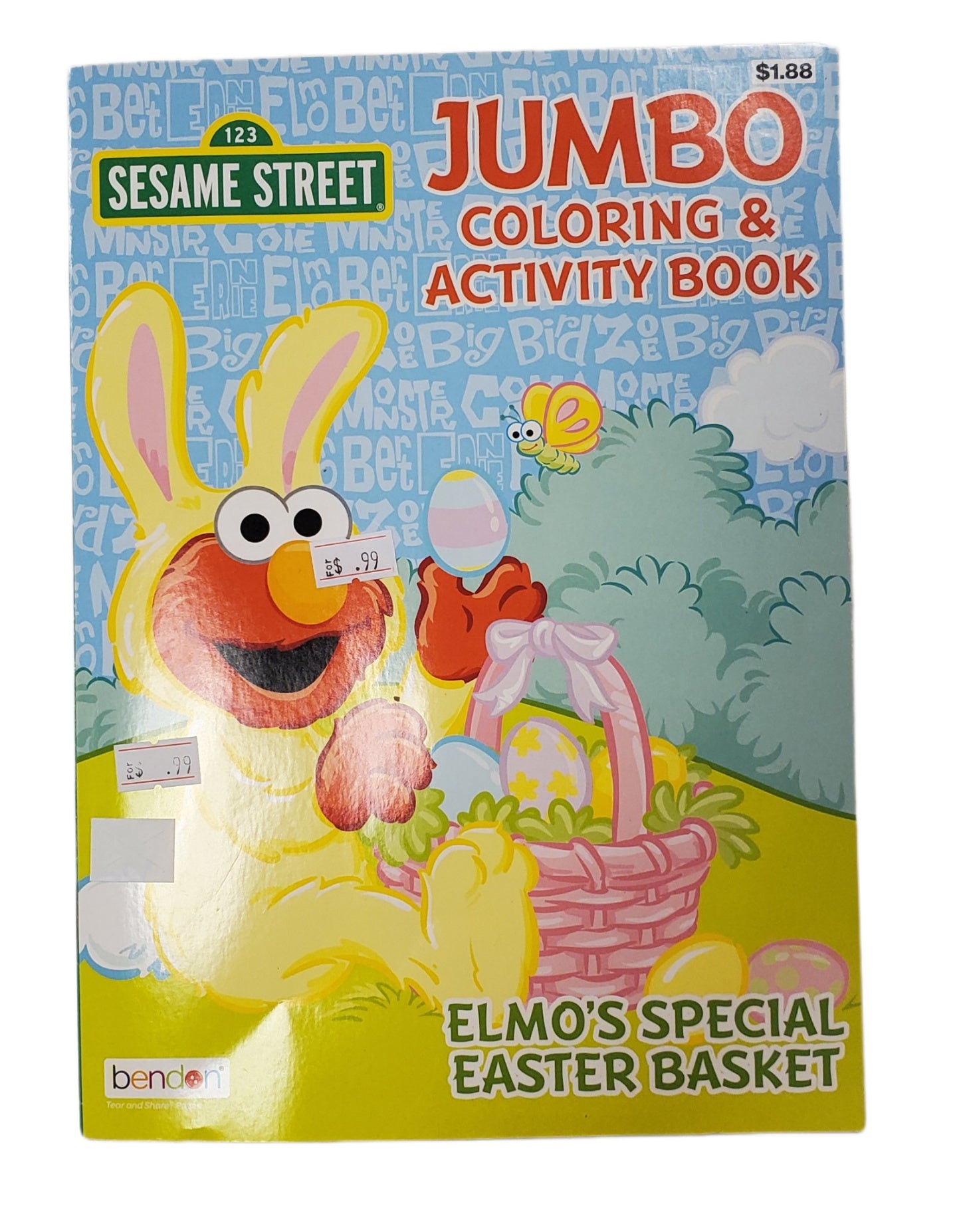 Sesame Street Jumbo Coloring & Activity Book Easter