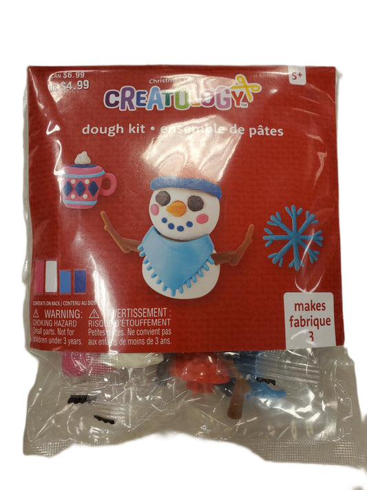 CREATOLOGY CHRISTMAS DOUGH KIT SNOWMAN MAKES 3