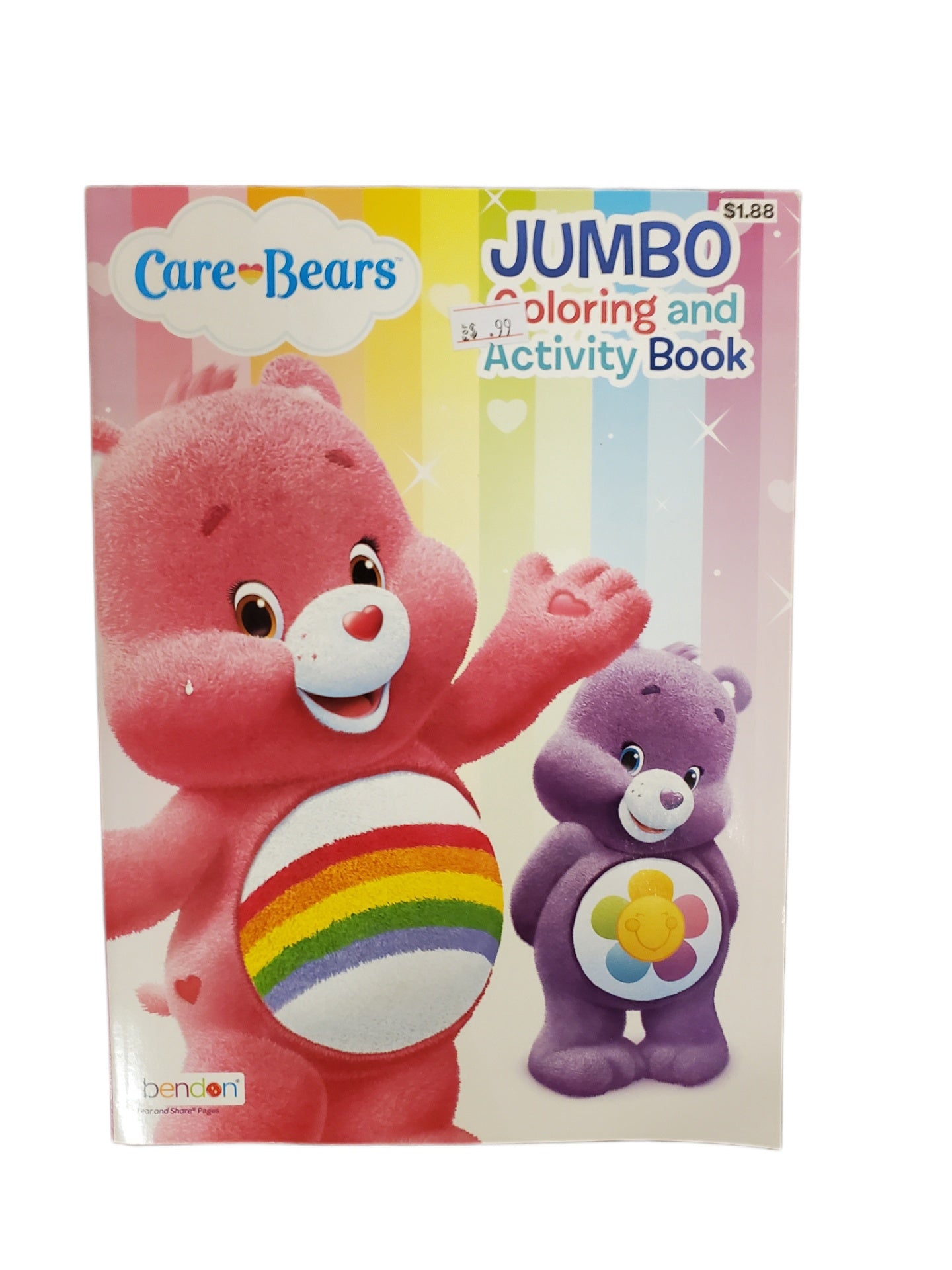 CARE BEARS JUMBO EASTER COLORING AND ACTIVITY BOOK