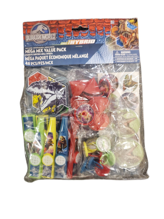 MEGA PARTY PACK JURASSIC WORLD MEGA MIX VALUE PACK 48-pc