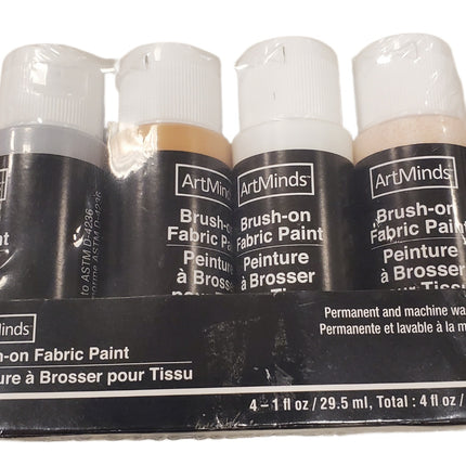 Art Minds Brush-On Fabric Paint, 4oz, Washable