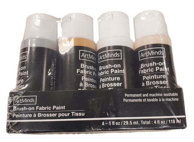 Art Minds Brush-On Fabric Paint, 4oz, Washable