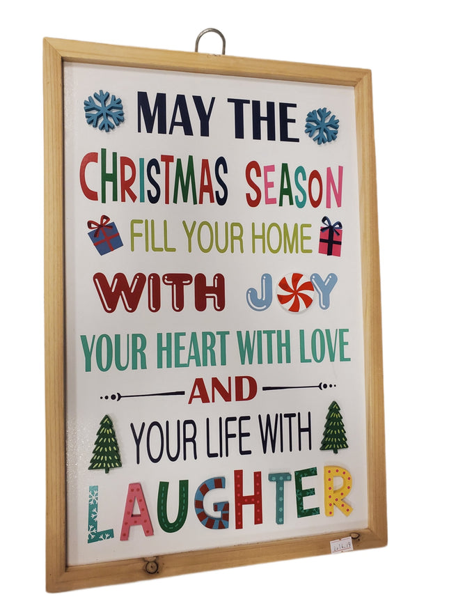 Ashland Christmas Wall Sign 18x12" - Holiday Decor