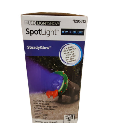 Gemmy Holiday Lightshow Projector - Ice Blue LEDs