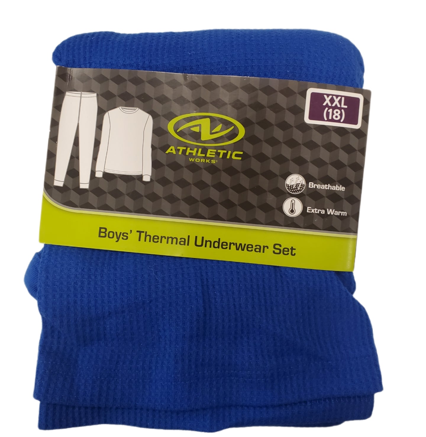 BOYS THERMAL UNDERWARE SET, GREY, BLACK, NAVY, SKY