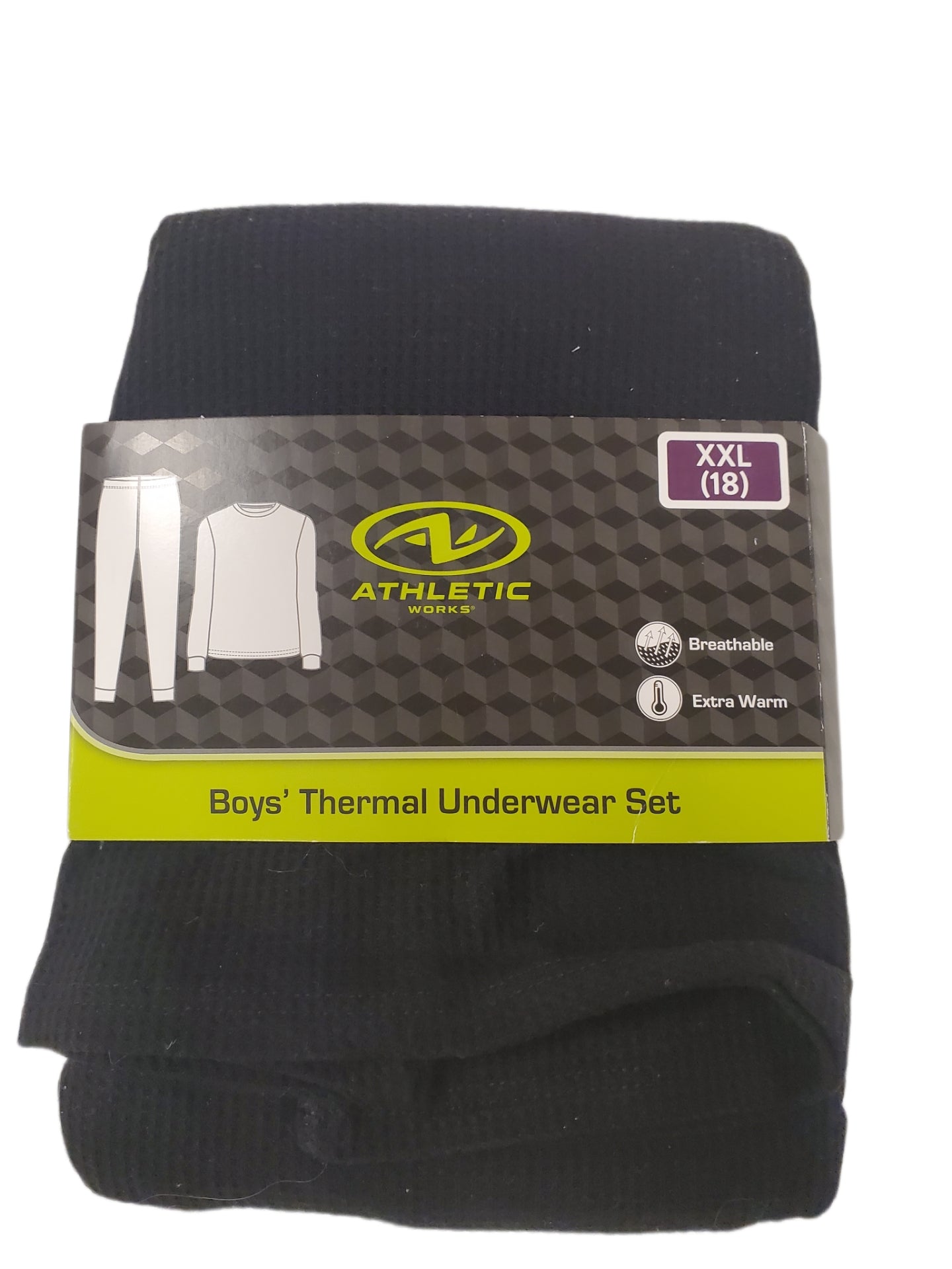 BOYS THERMAL UNDERWARE SET, GREY, BLACK, NAVY, SKY