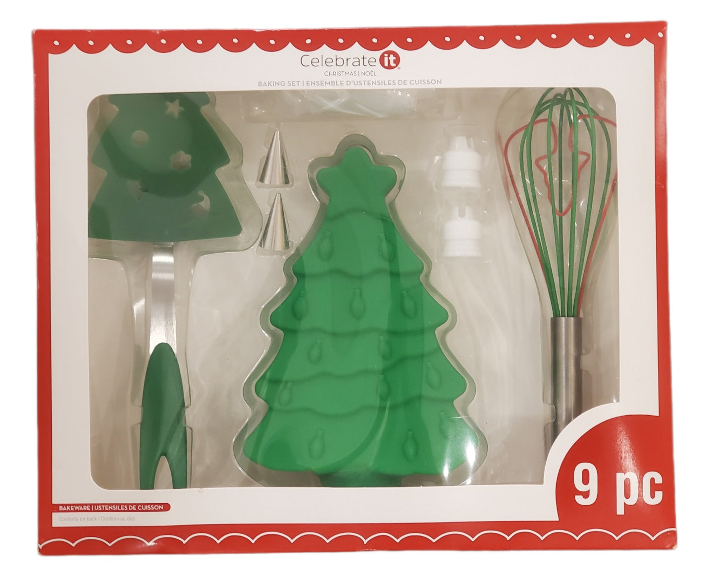 Celebrate it Christmas Baking Set 9-pc