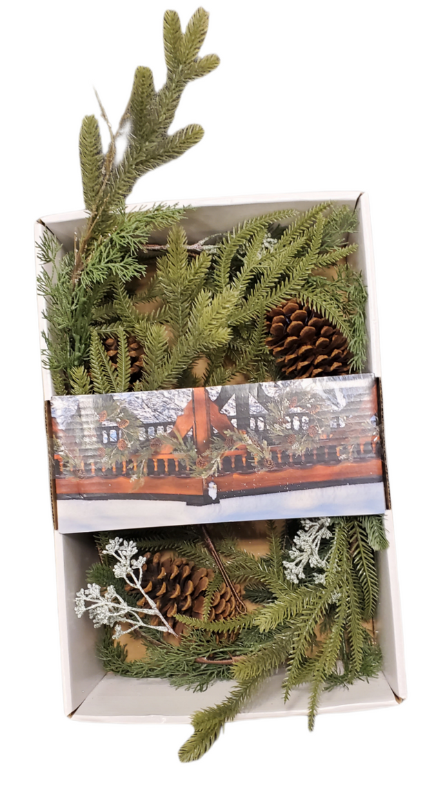 Ashland 6ft Pinecone & Pine Outdoor Garland