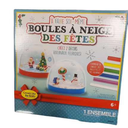 DIY Christmas Snow Globes Craft Kit for Kids