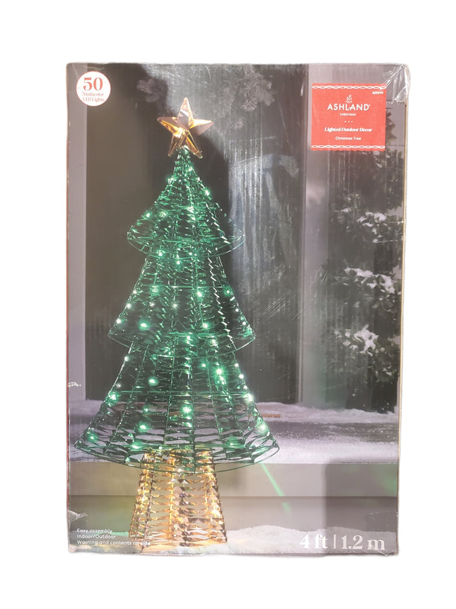 Ashland Lighted Outdoor Christmas Tree Decor