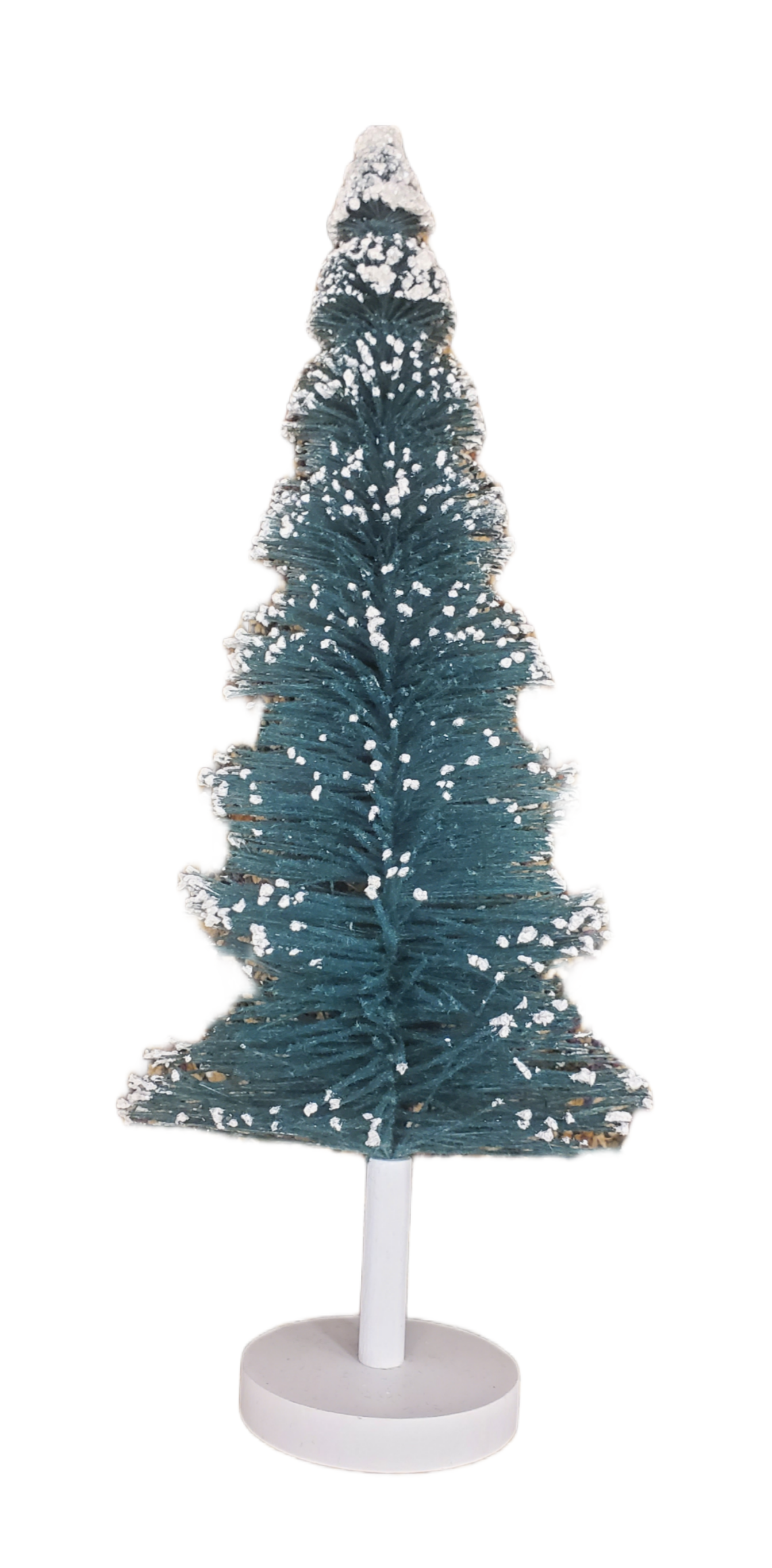 ASHLAND CHRISTMAS BOTTLE BRUSH TREE FLOCKED 18in