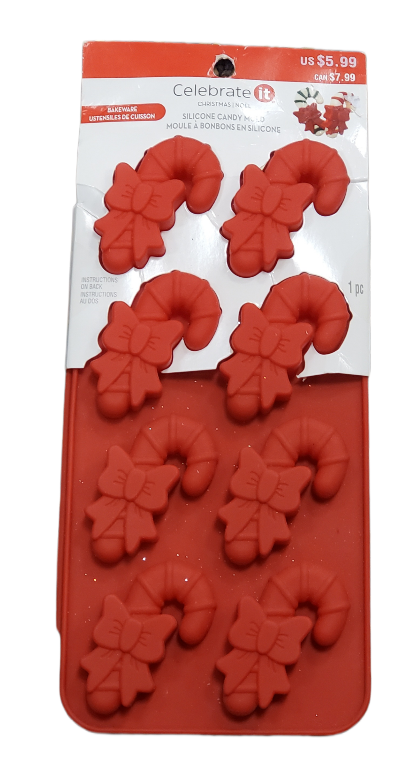 Celebrate It Candy Molds Small Red Oven Safe Wide Variety