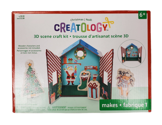 CREATOLOGY CHRISTMAS 3D CRAFT KIT