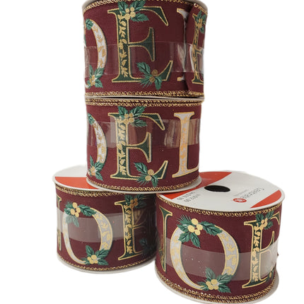 Celebrate It Christmas Wired Craft Ribbon