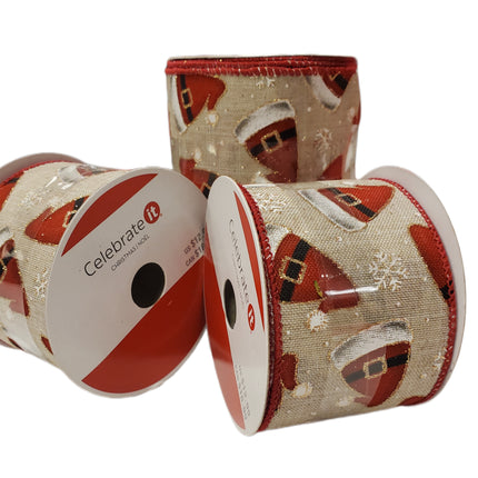 Celebrate It Christmas Wired Craft Ribbon
