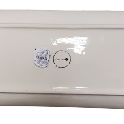 Celebrate It Christmas Dolomite Party Platter 14x8