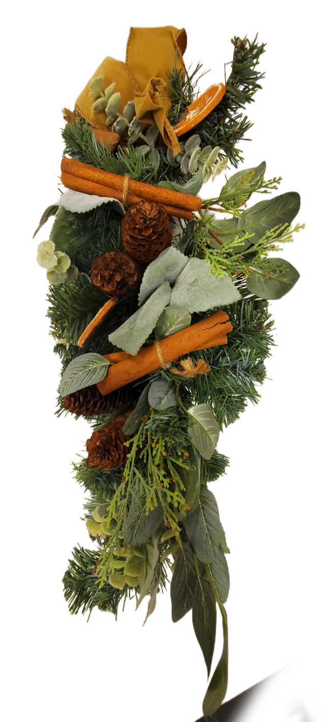 22" Ashland Spicy Teardrop Decorative Bush