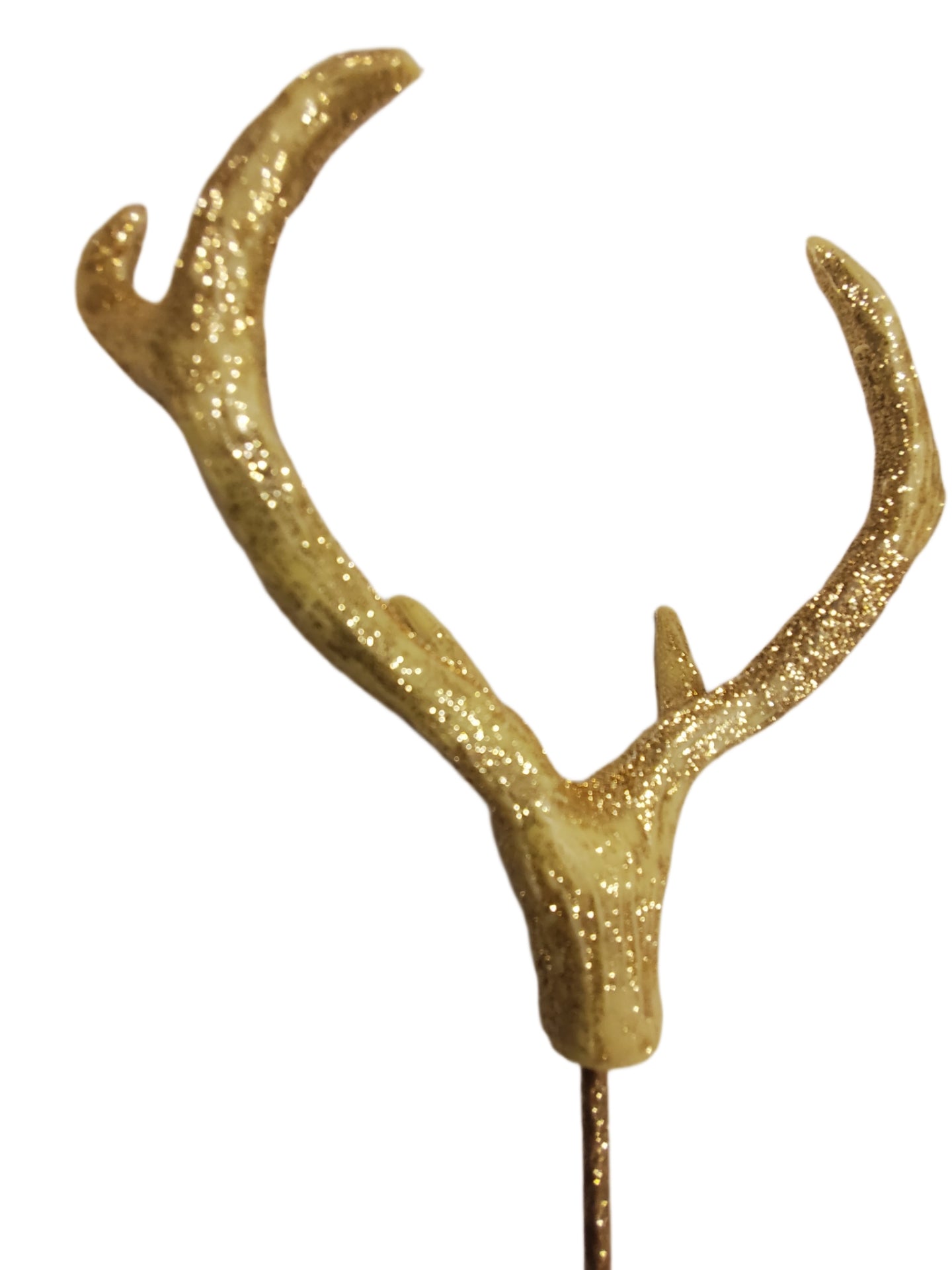 1-ASHLAND CHRISTMAS GOLDEN ANTLERS PICK INDOOR USE