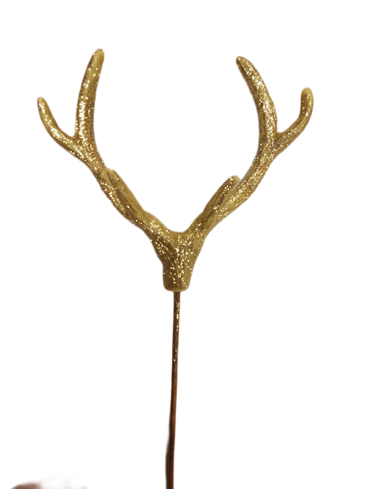 1-ASHLAND CHRISTMAS GOLDEN ANTLERS PICK INDOOR USE