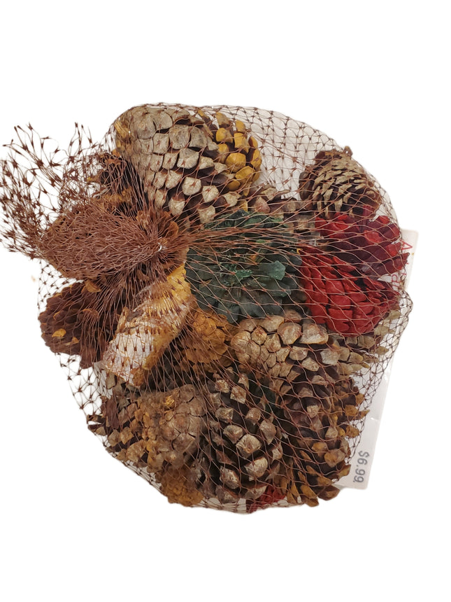 Mini Pinecone & Cinnamon Christmas Decor Mix